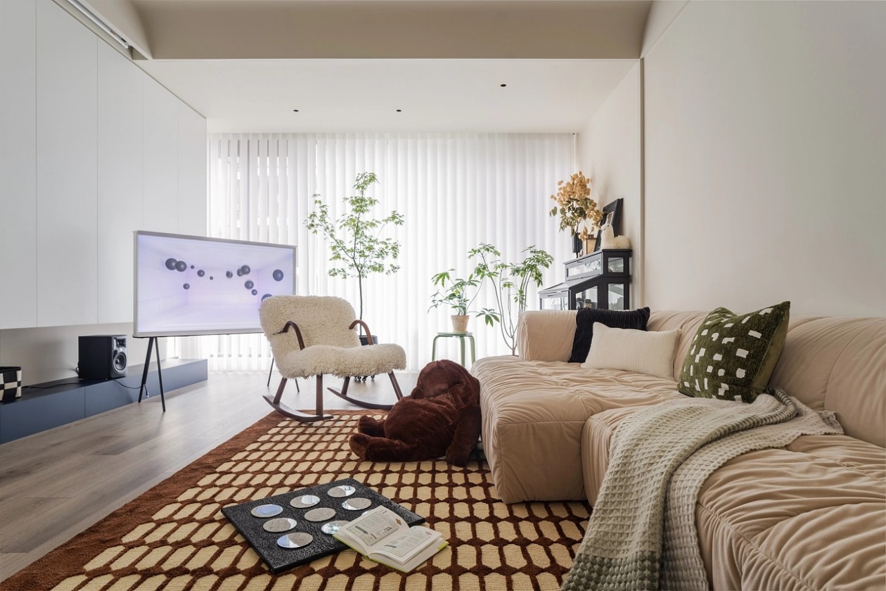 120平现代风格，简单的搭配，也可以提升装修的整体效果