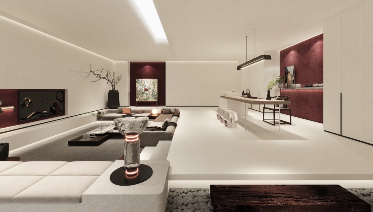 別墅設計 极简國風（詩意東方）