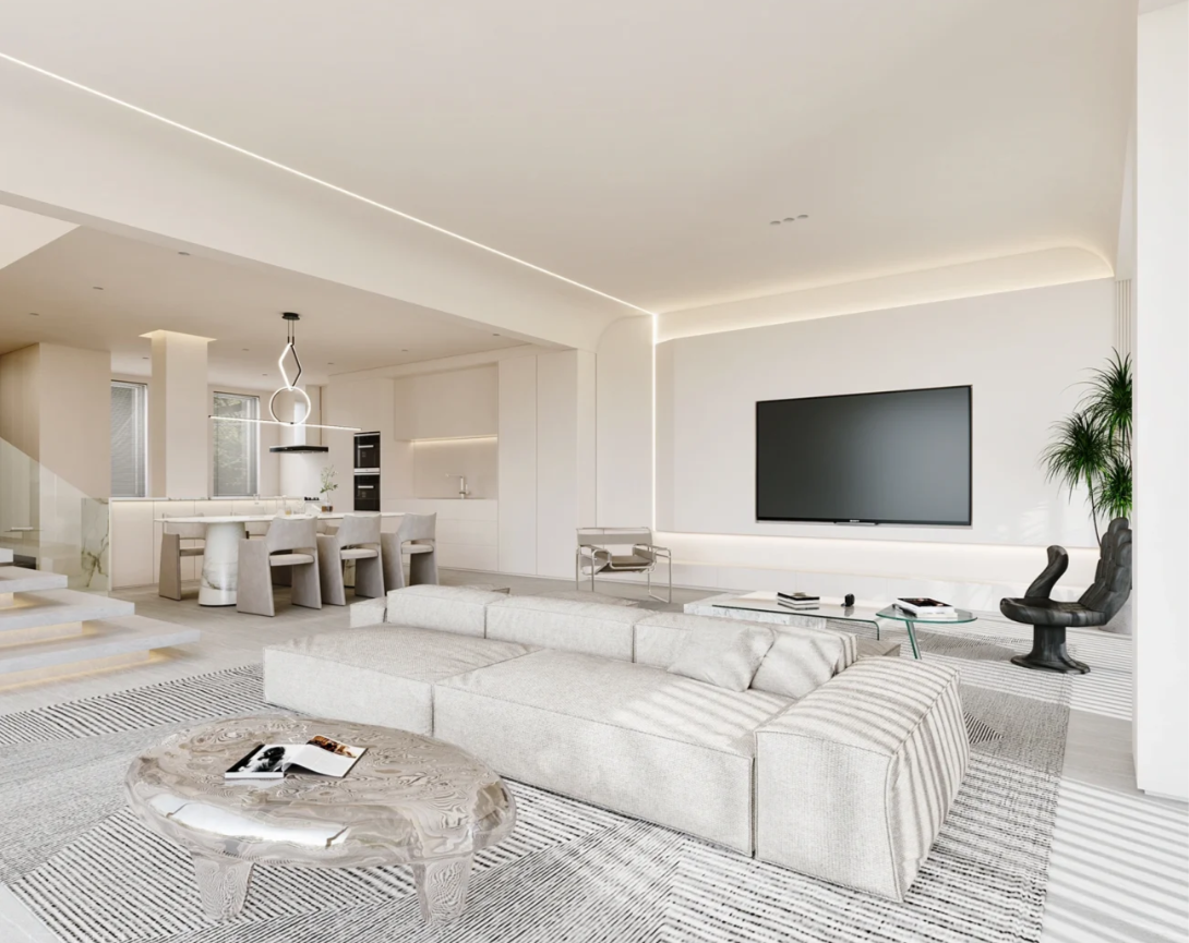 300m&sup2;简约风别墅｜藏不住的高级感，雅致温柔