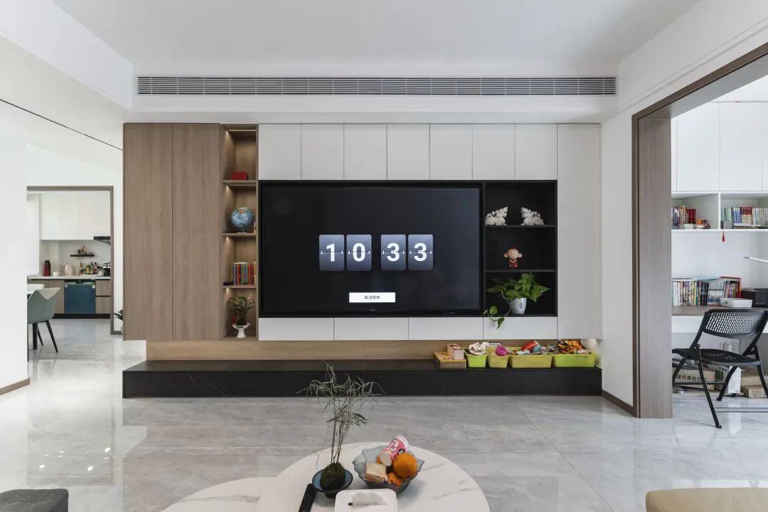 129㎡现代风格：从功能出发，去繁杂存意趣，简约耐看！