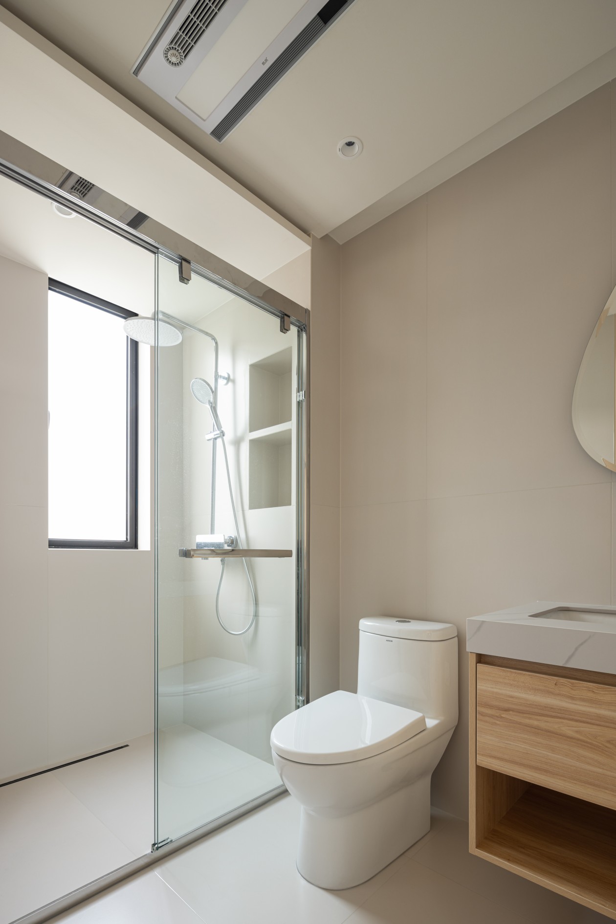 120㎡奶油风，让空间浑然一体