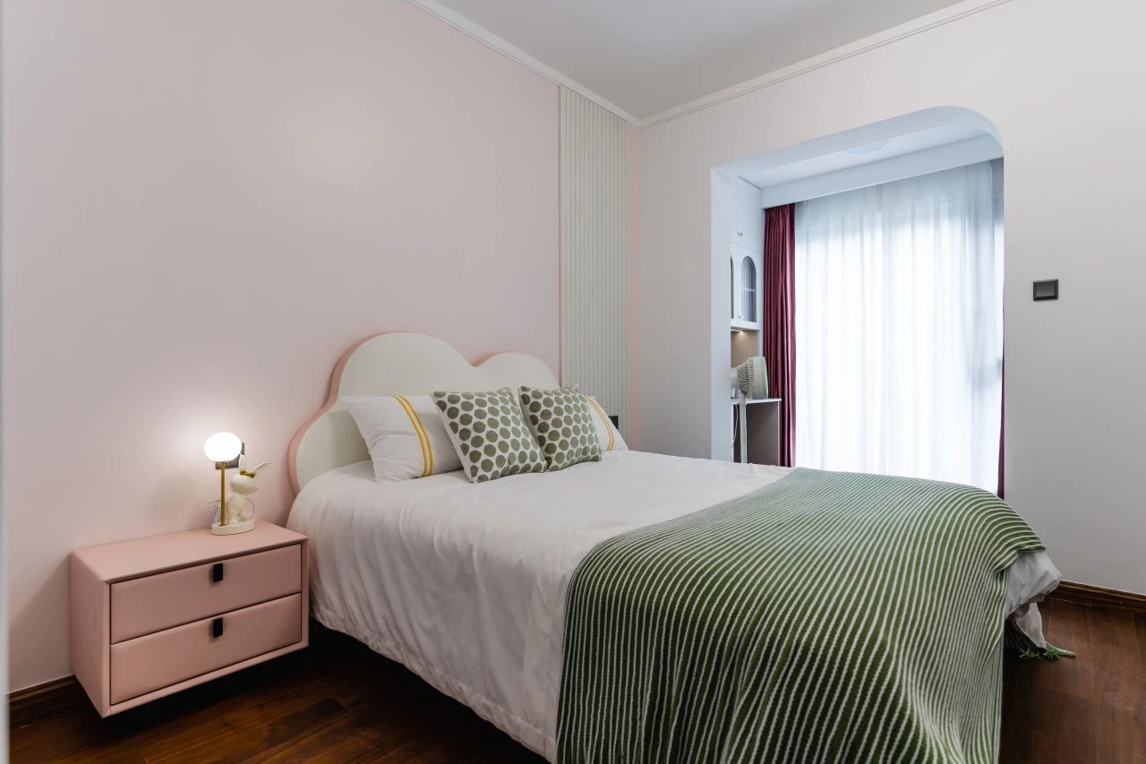  143㎡法式奶油：奶油绿+奶油白，精致中的一抹慵懒格调！