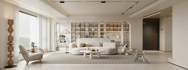 温馨奶油风装修设计---