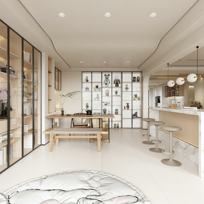 温馨奶油风装修设计---