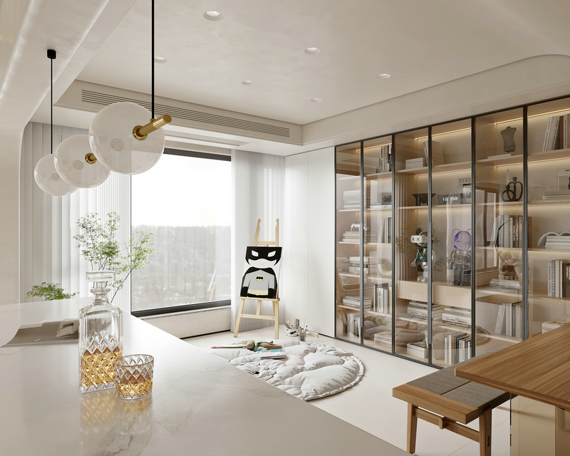 温馨奶油风装修设计---