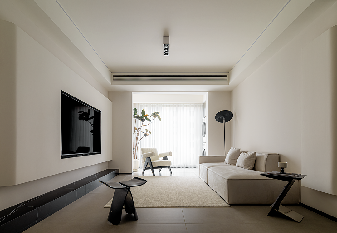 88㎡简致三居，中性、舒适的家居空间！
