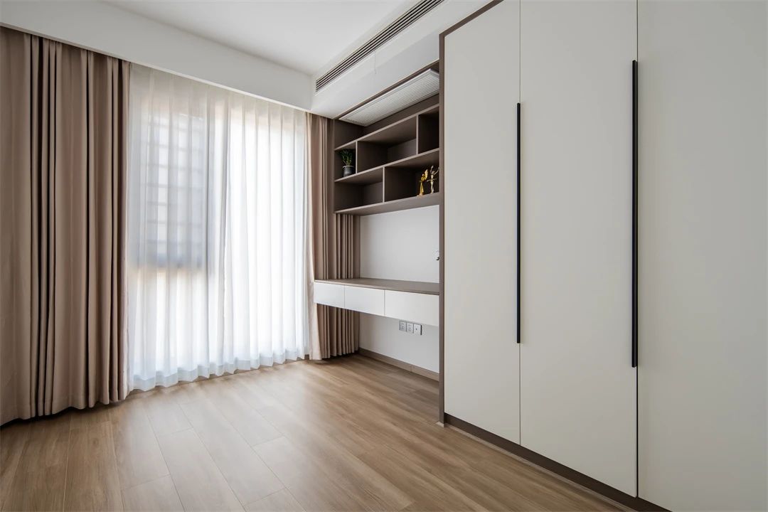 130㎡现代简约：以奶油色为背景，构建属于你的治愈型美宅！