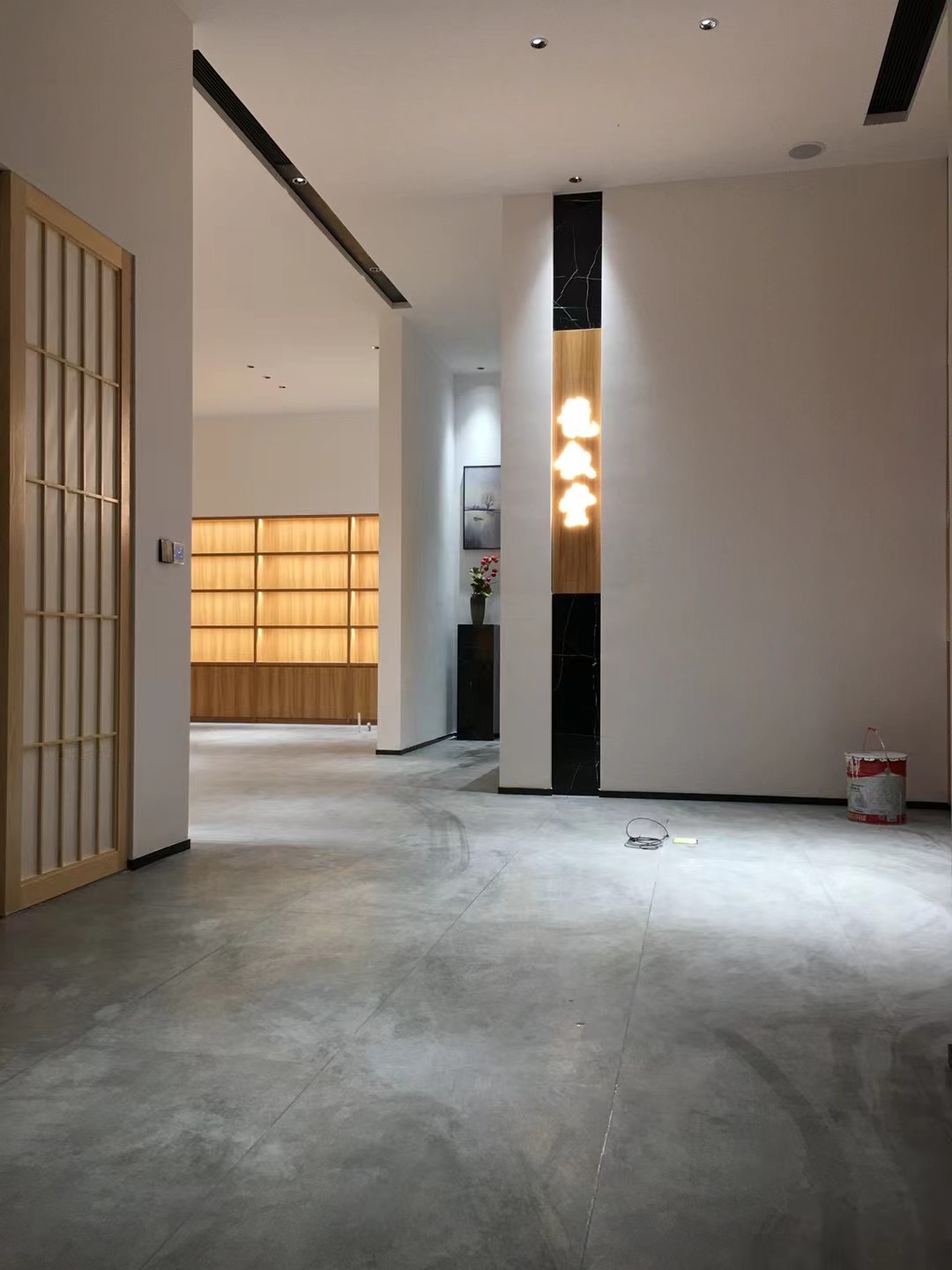 龙叙堂茶叶店装修完成效果