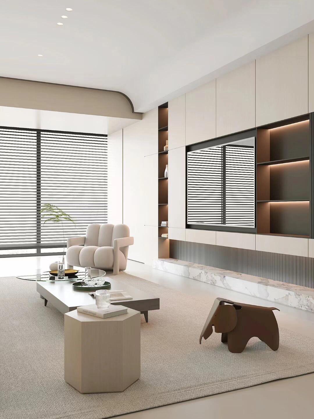 127平现代简约风格，简单温馨的家