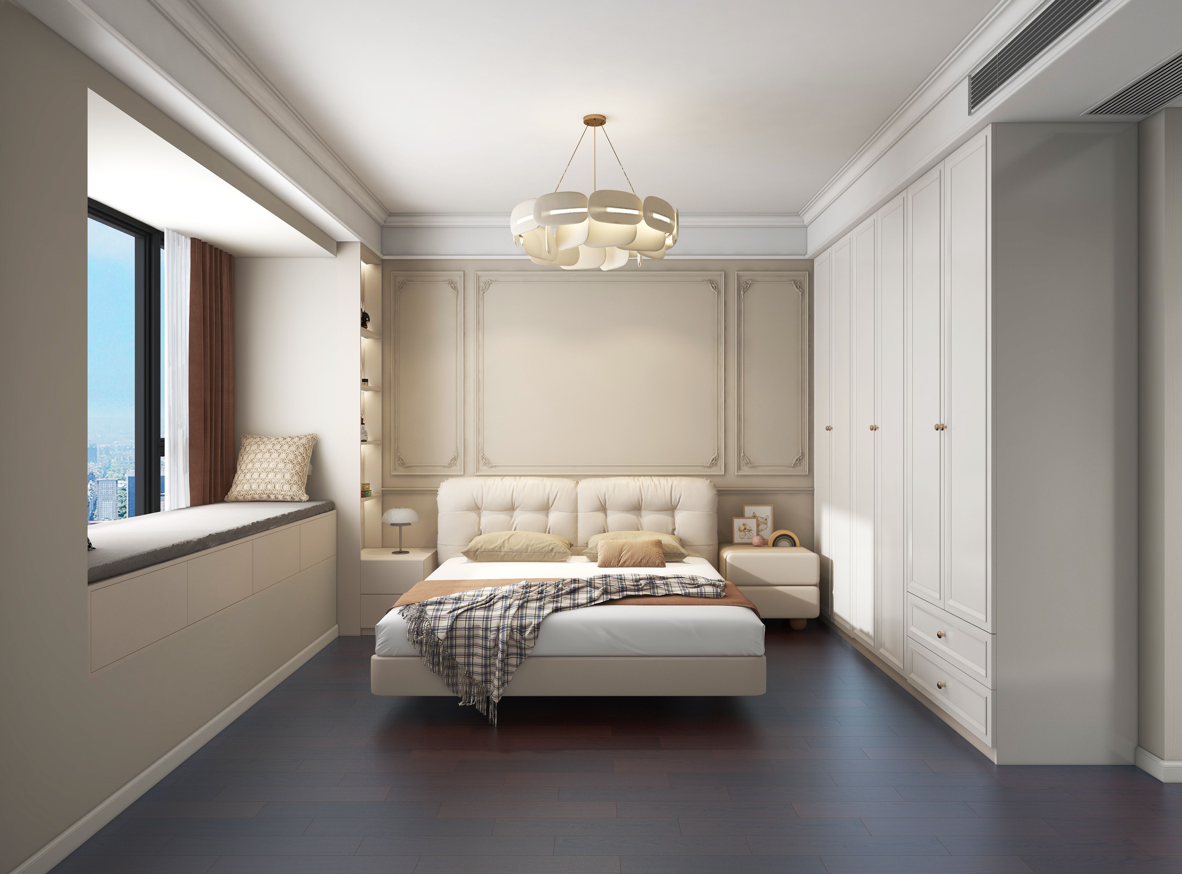 130平奶油风格，以奶油色为背景，构建属于你的治愈型美宅！