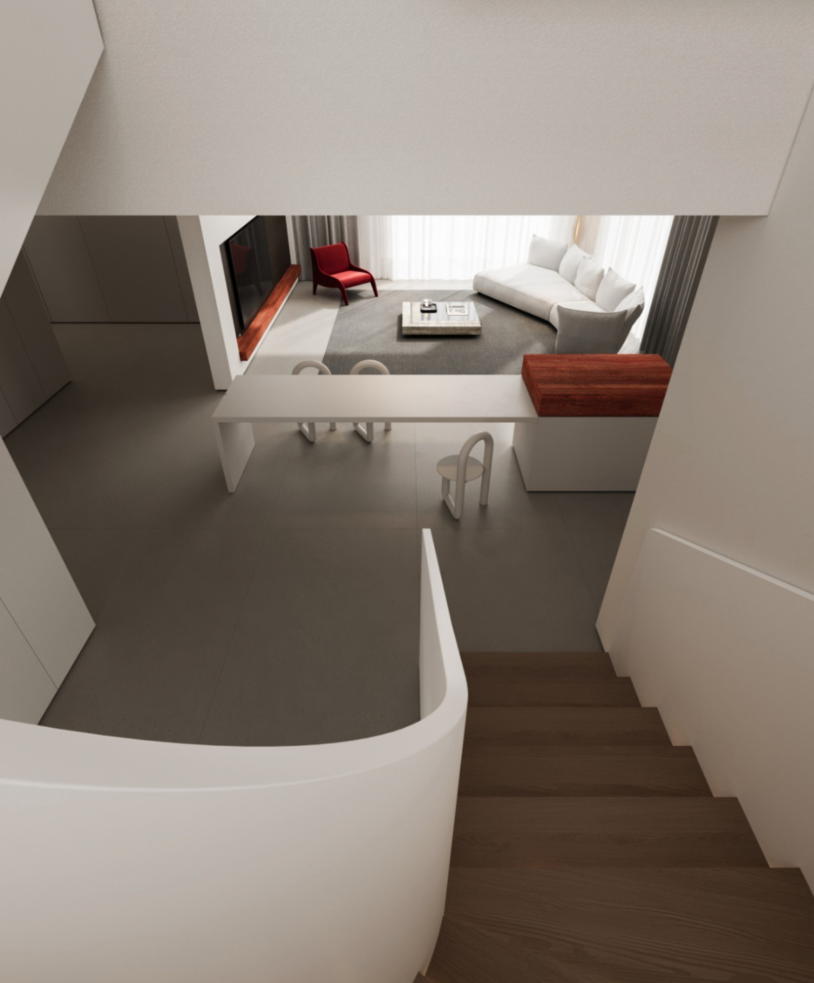 自建房300平，现代极简风