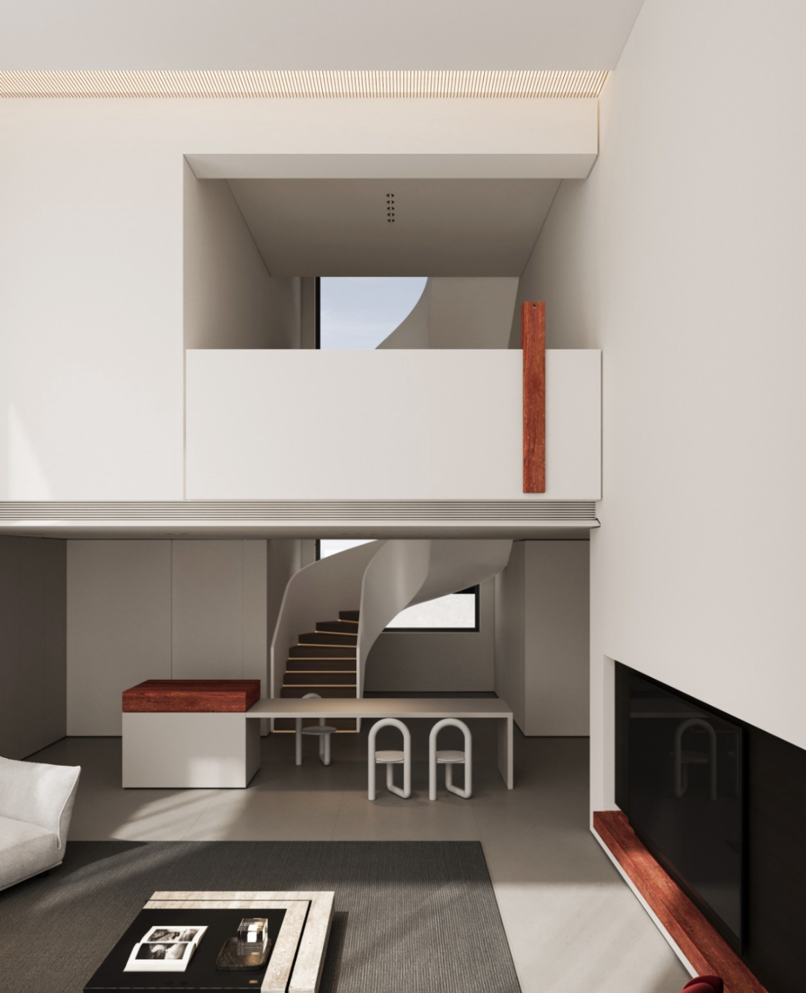 自建房300平，现代极简风