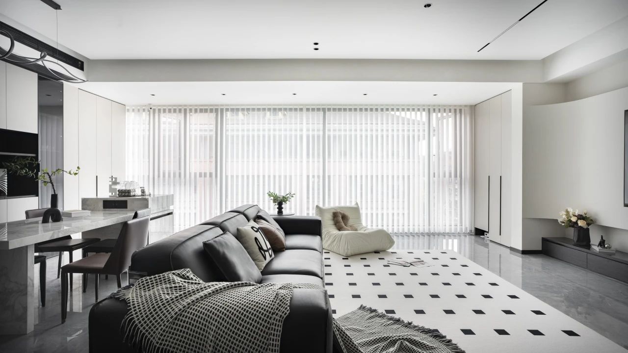 110平现代风格。简单温馨的家