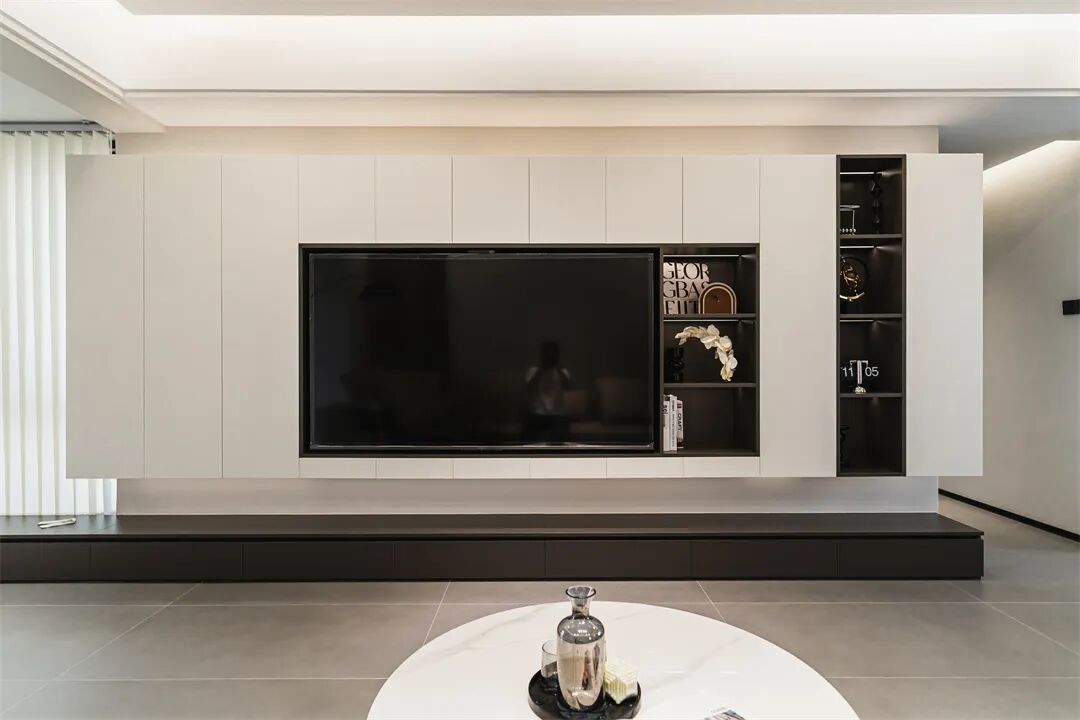 129㎡现代风格：简约用色搭出温情，越简单反而越高级！