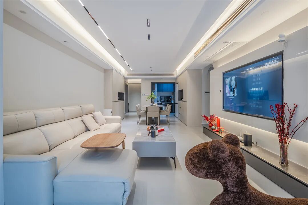 135㎡质感轻奢：色彩温柔淡雅，在平淡美好中与生活相拥！