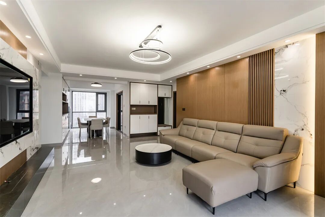  142㎡极简风：块面化设计，打造实用与美观并存的现代美宅！