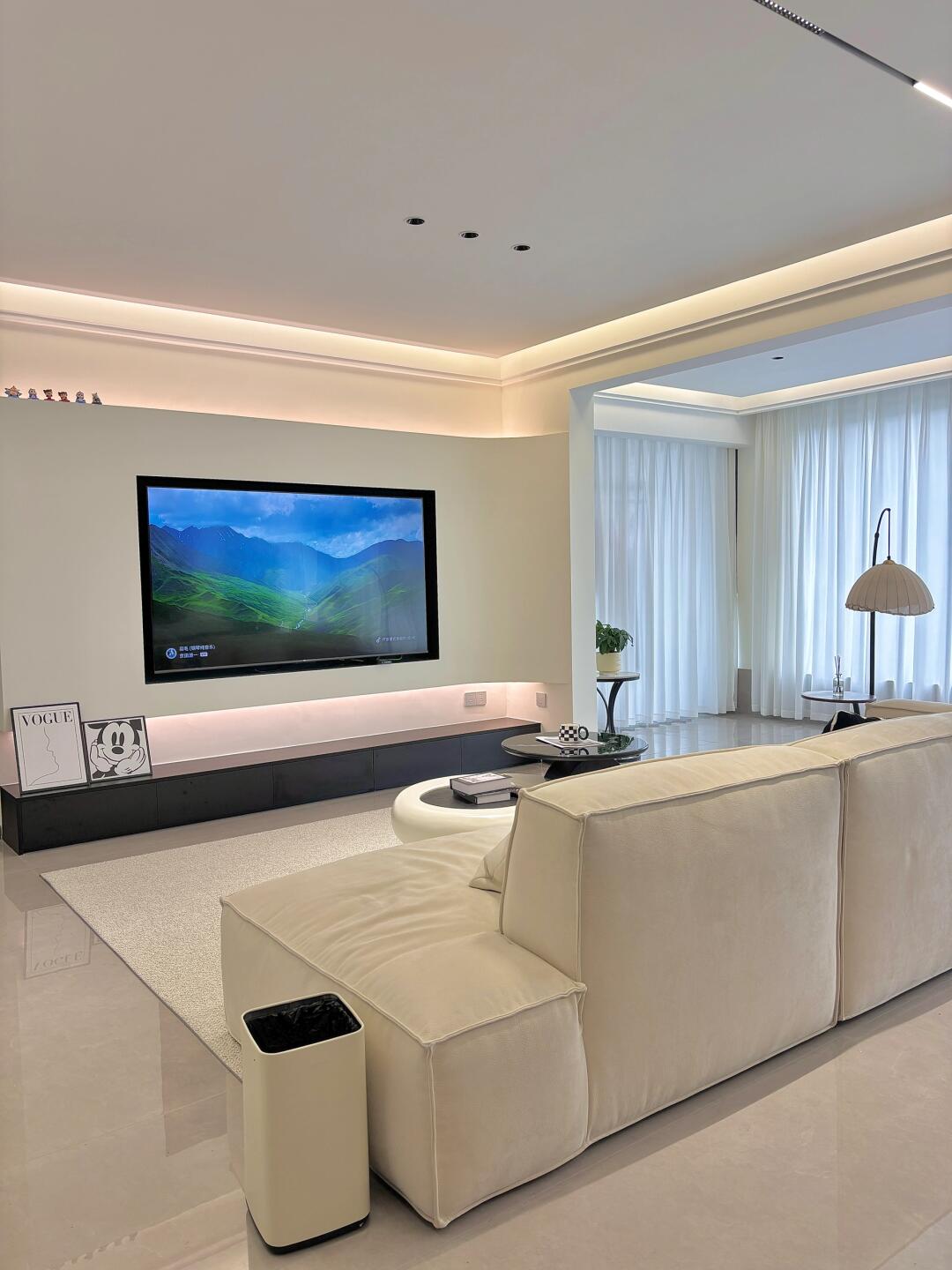 120平简约风格，简单温馨的家