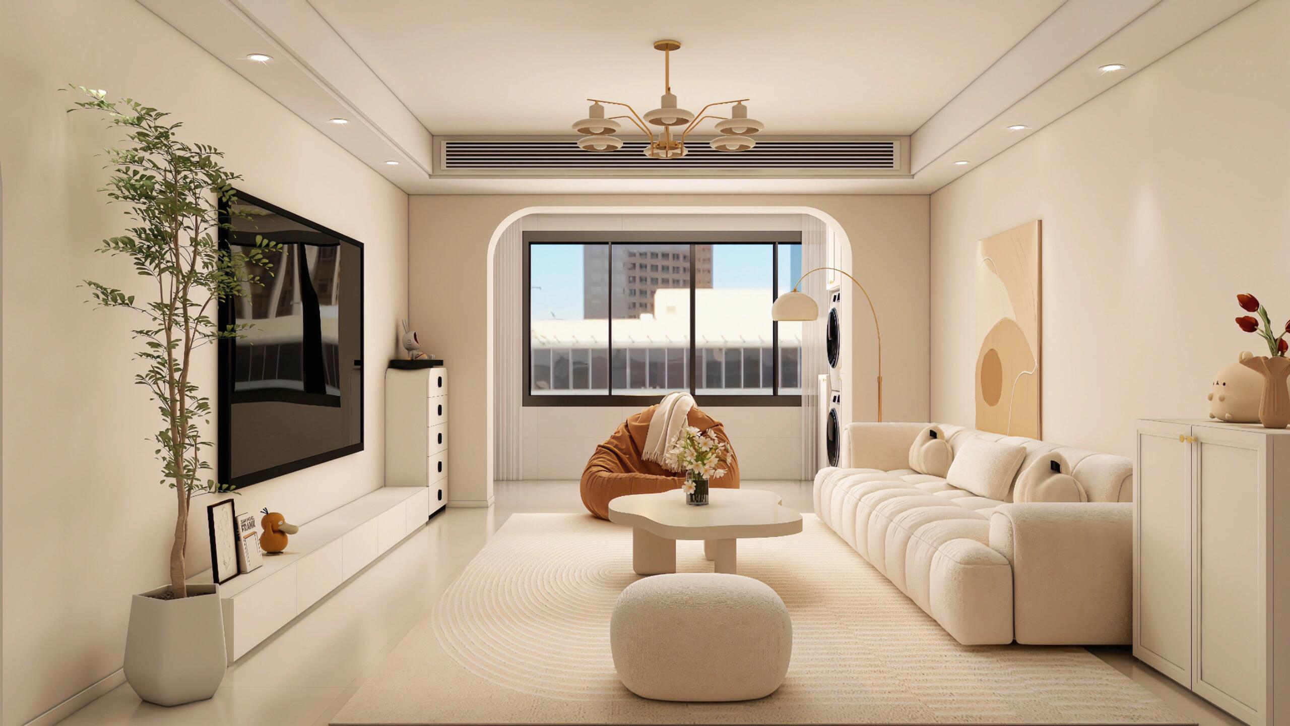 现代奶油风，生活的理想就是为了理想的生活