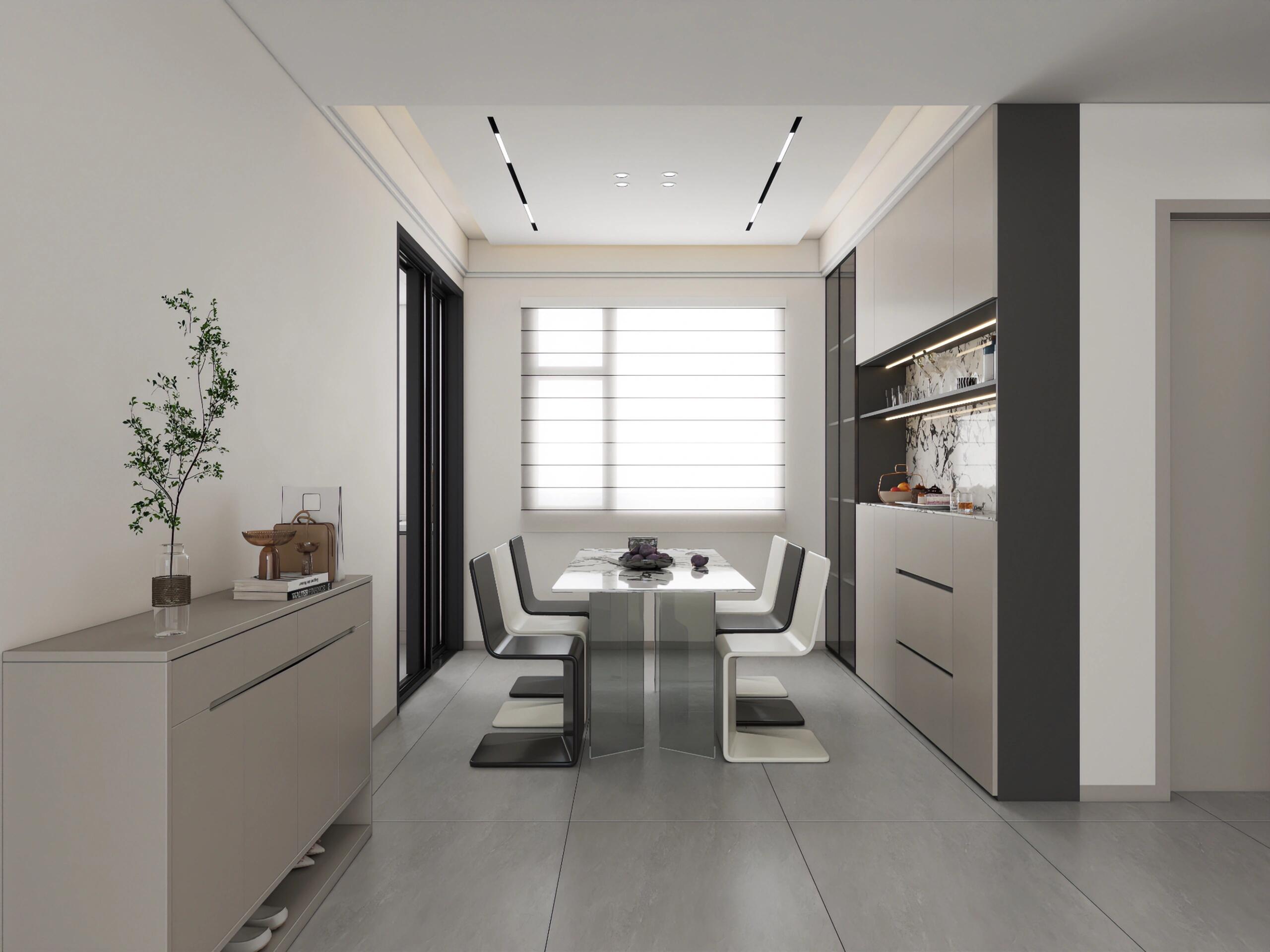 117平现代风格，简约而自在，打造与众不同的黑白格调！