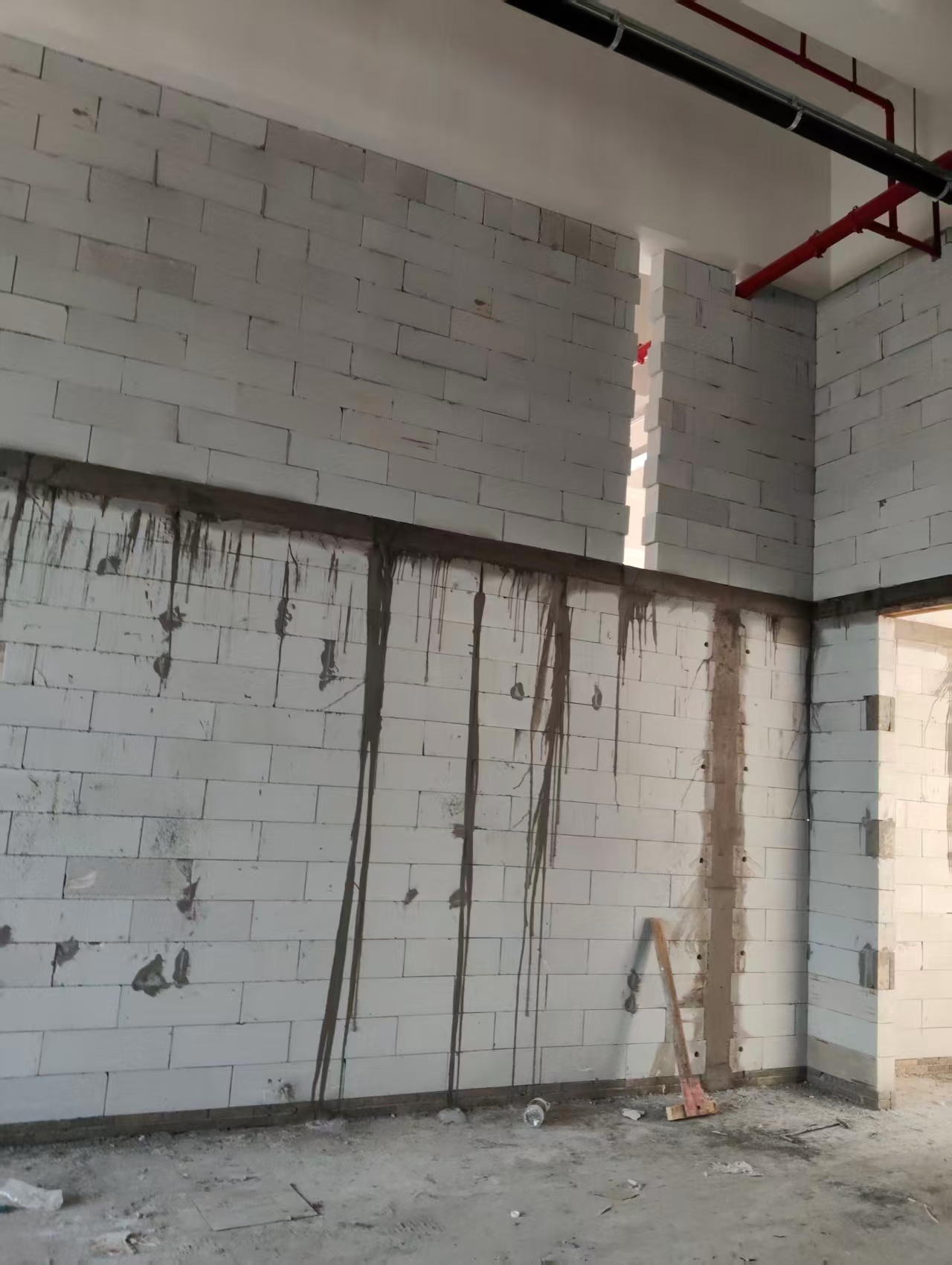 轻质砖隔墙工程