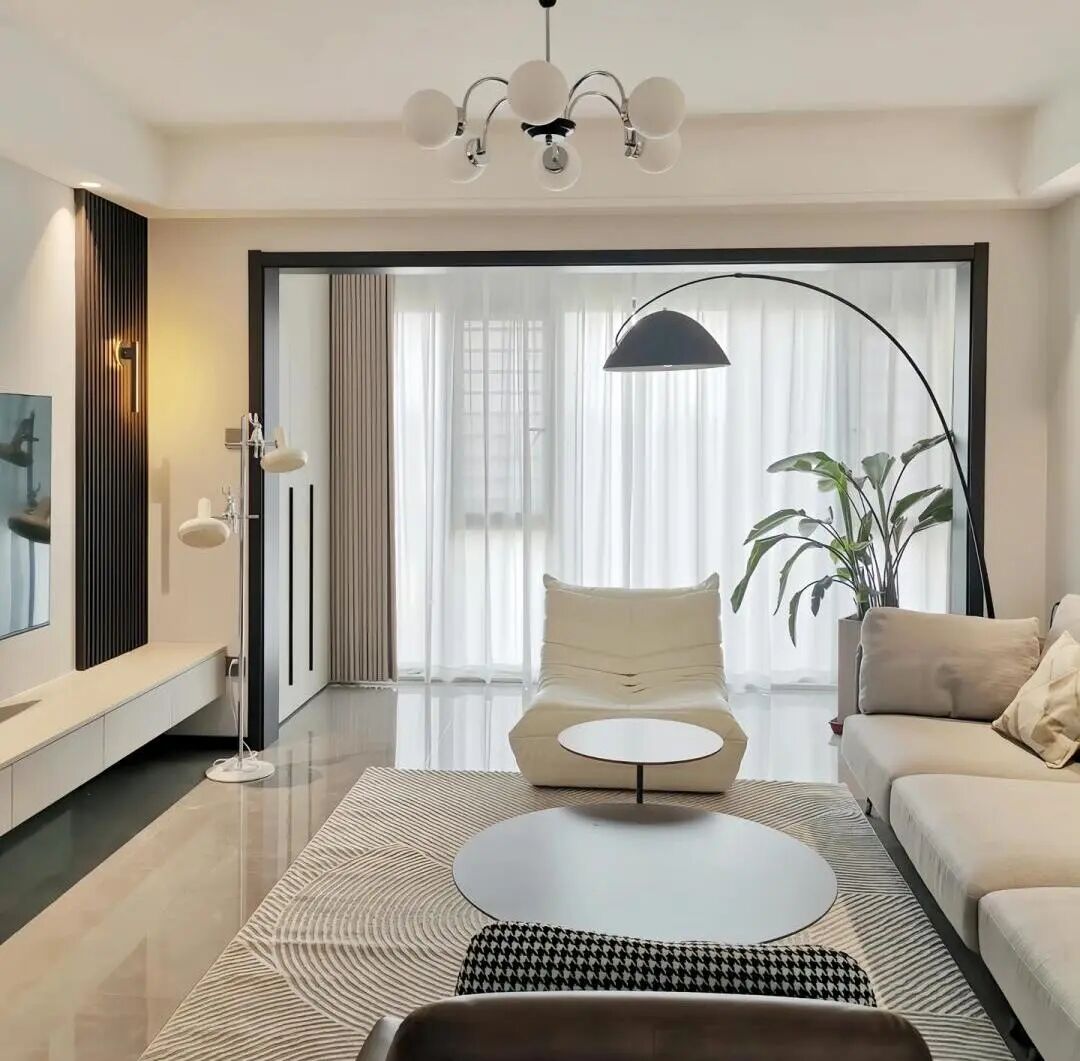 130平简约风~干净整洁邻居都在问的设计！