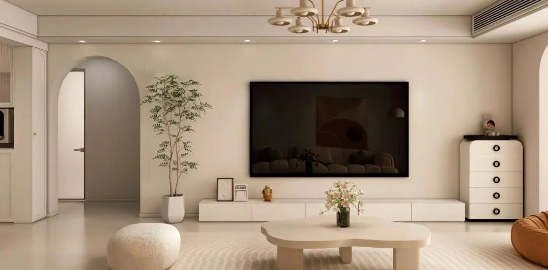 127平现代奶油风｜柔和光影里的理想生活！