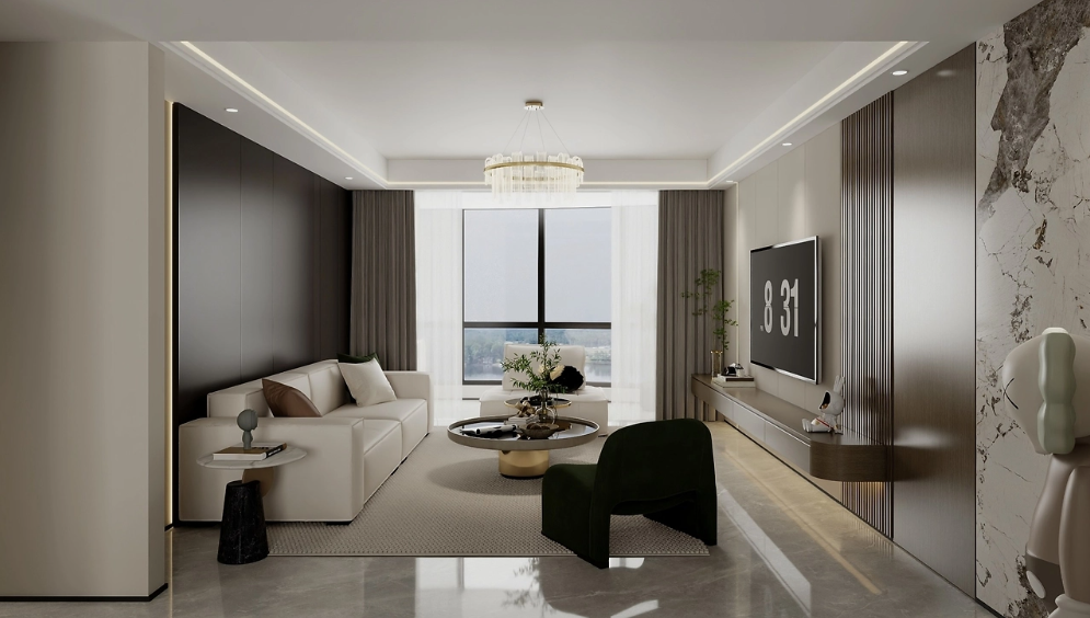 120m²现代轻奢风！