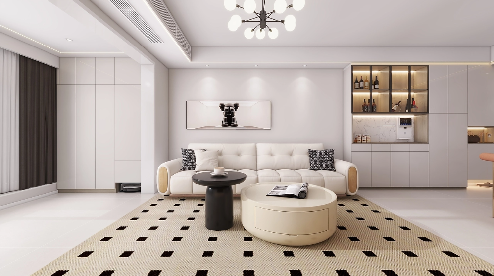 118平方现代简约三居室！