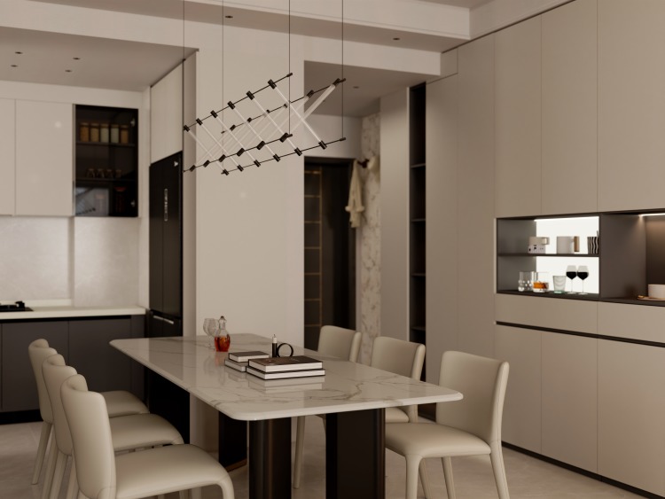 130平现代风格，温暖治愈的居家港湾