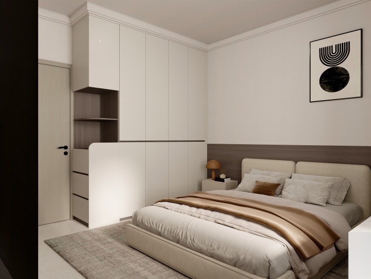 130平现代风格，温暖治愈的居家港湾