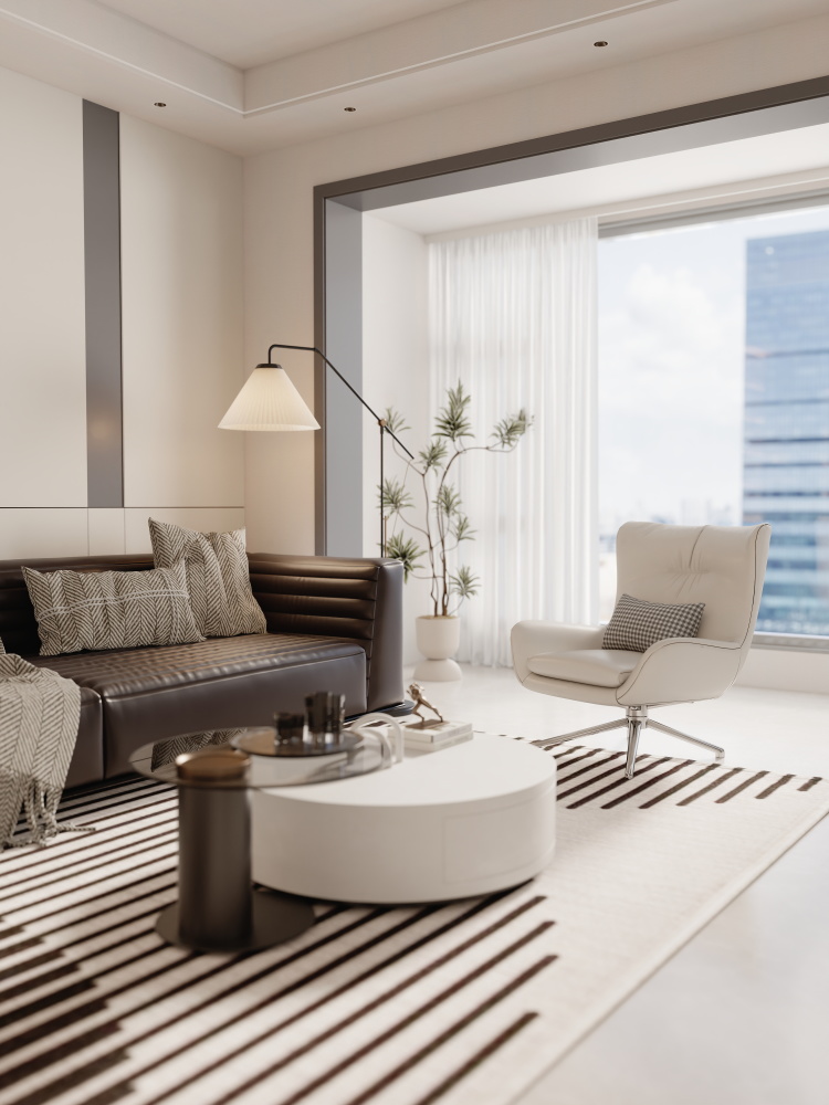 130平现代风格，温暖治愈的居家港湾