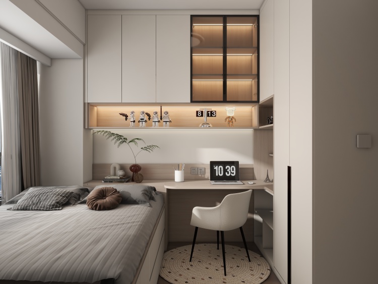 130平奶油风格，营造浪漫温馨的氛围！