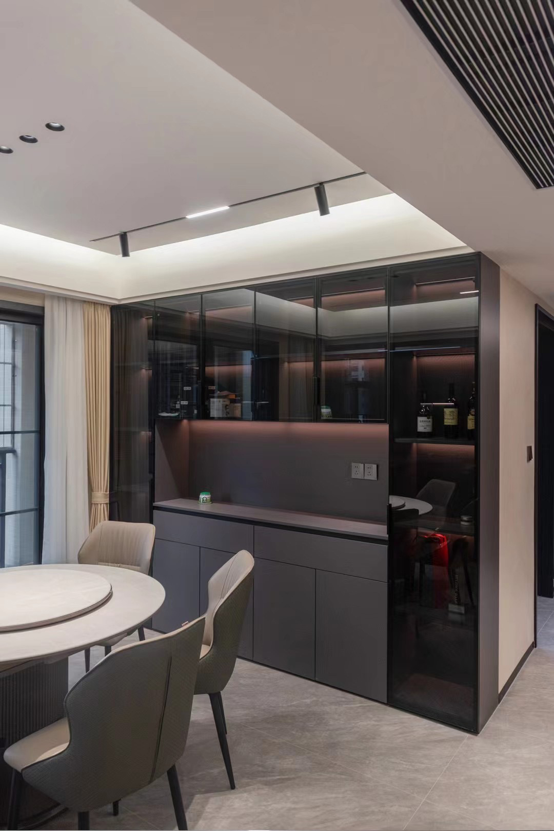 全屋中木灰肤感定制，高级感满满!赞