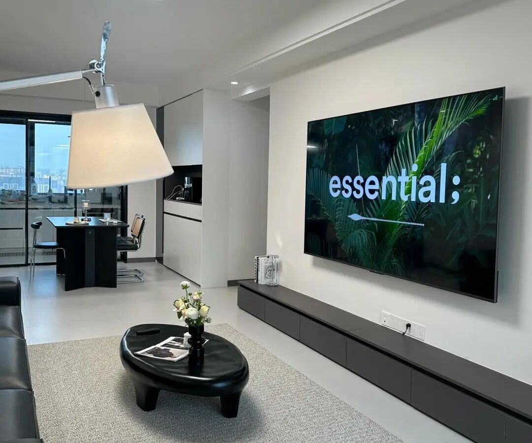 120平《黑白灰装修：用经典配色，打造极简高级家》