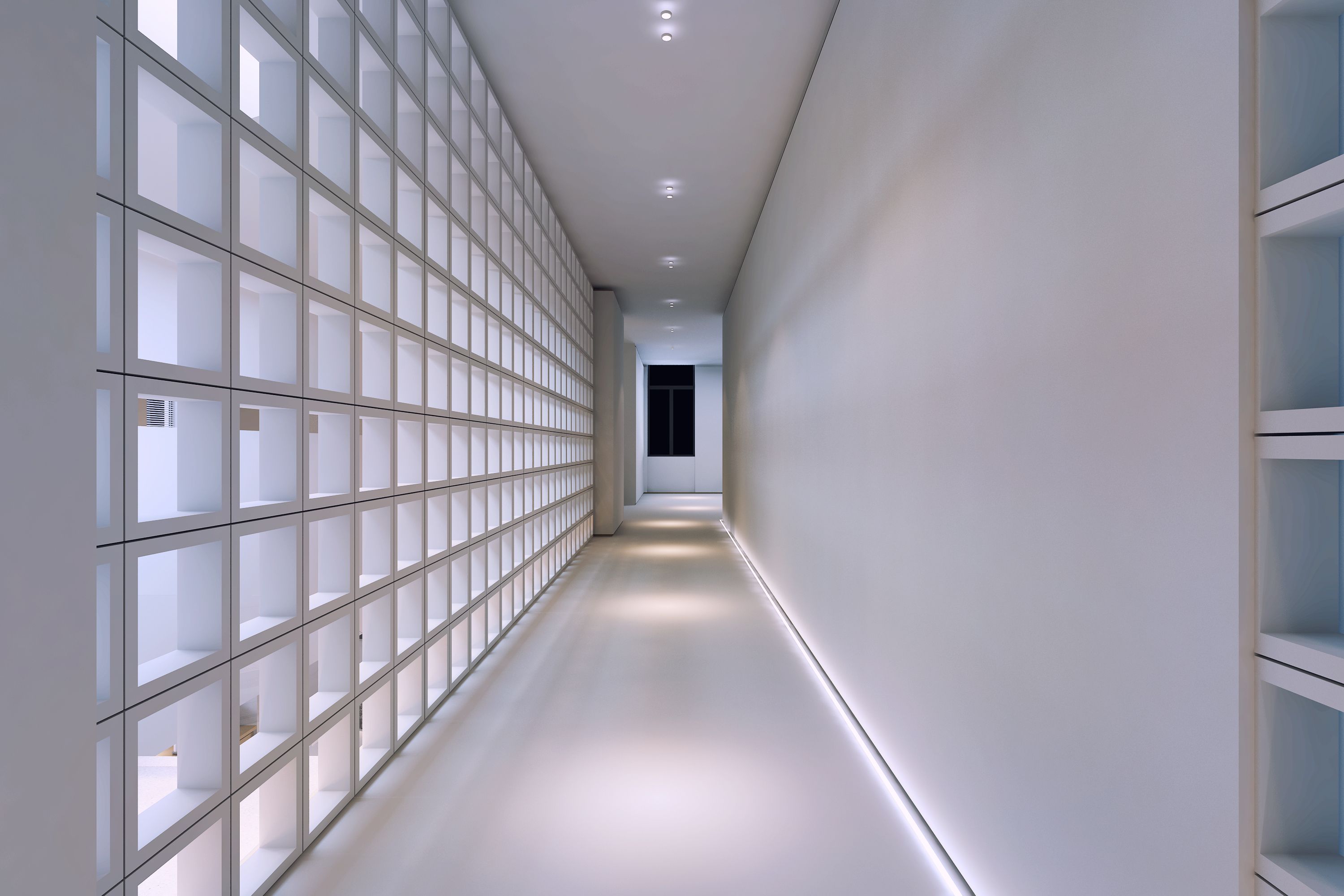 B组710㎡现代风办公室装修