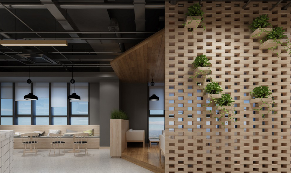 F组600㎡自然风教培机构装修