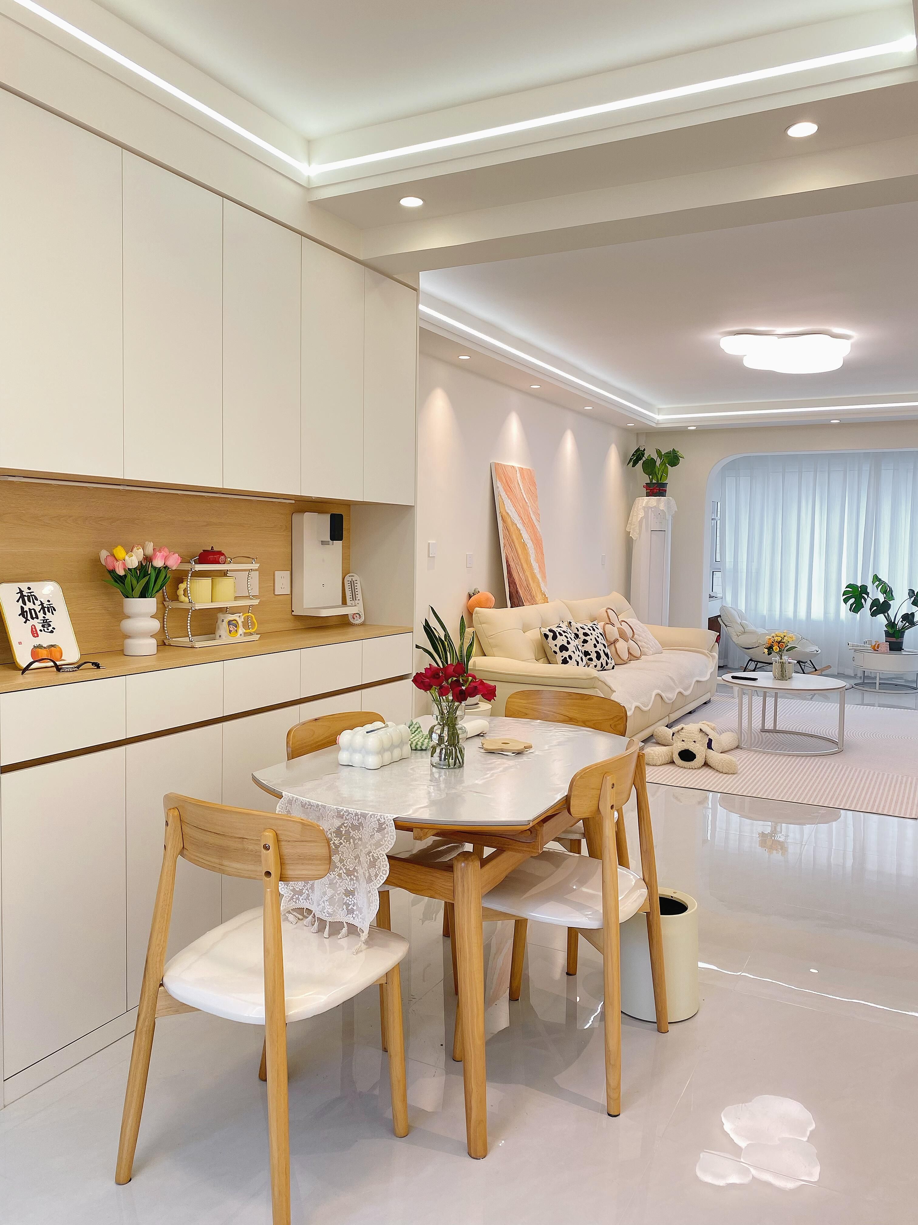 127平奶油风格，简单温馨