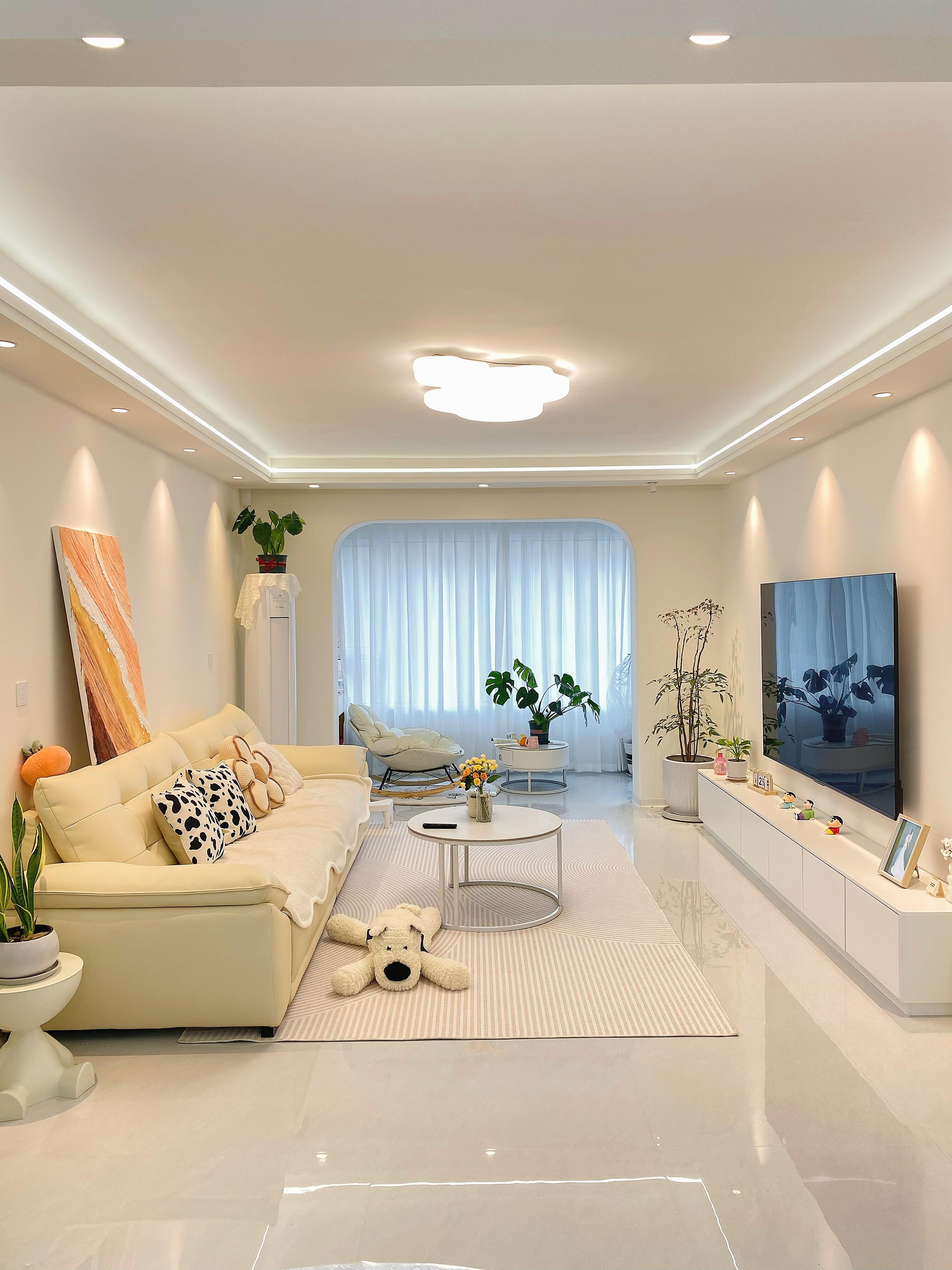 127平奶油风格，简单温馨