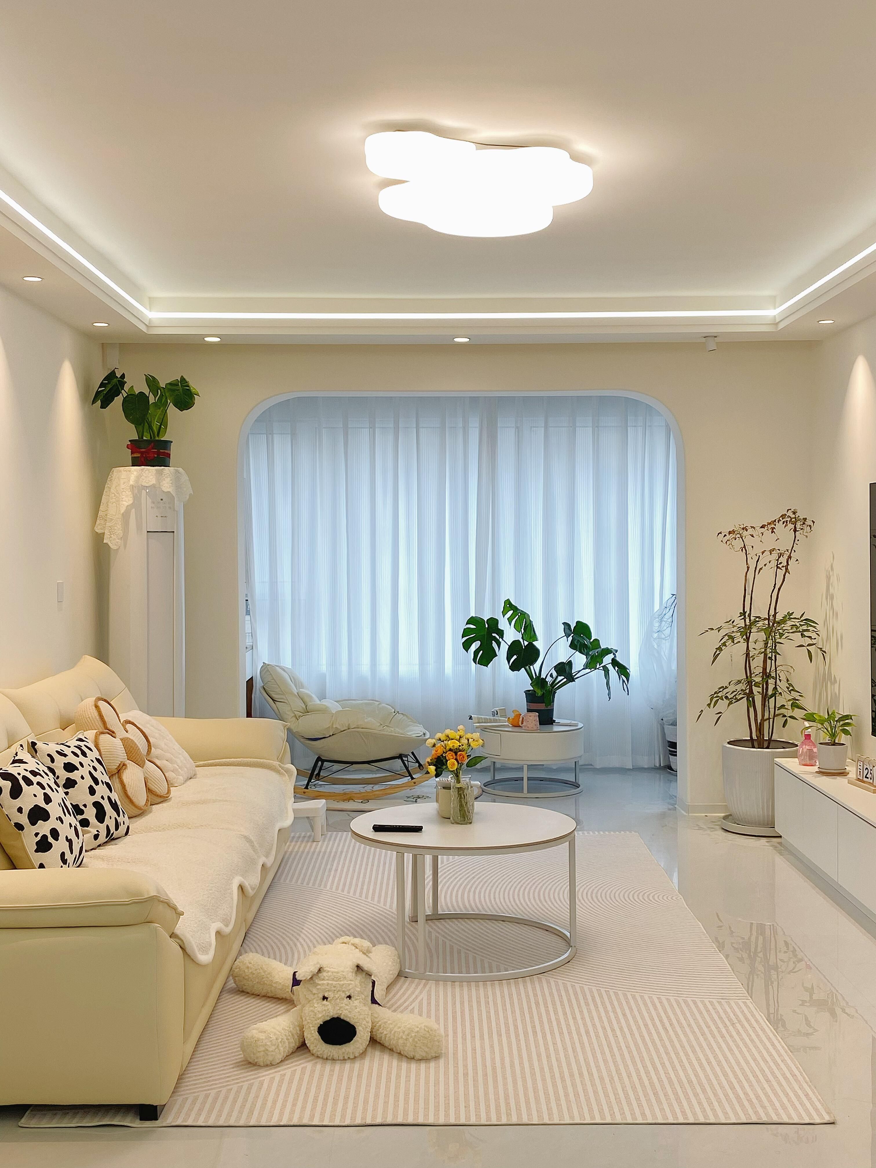 127平奶油风格，简单温馨