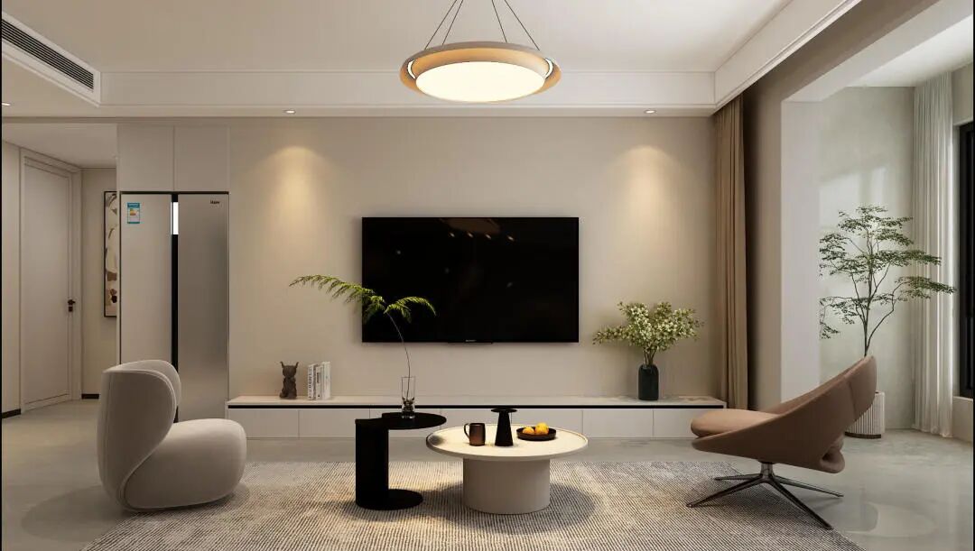 120平现代风格，以最简单的配色，做出最高级的效果品质！