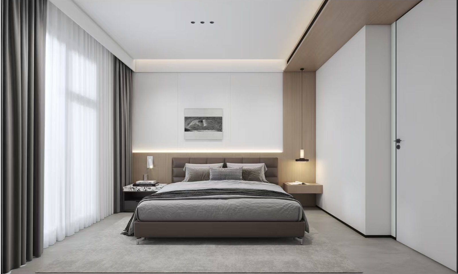 130平现代极简风格