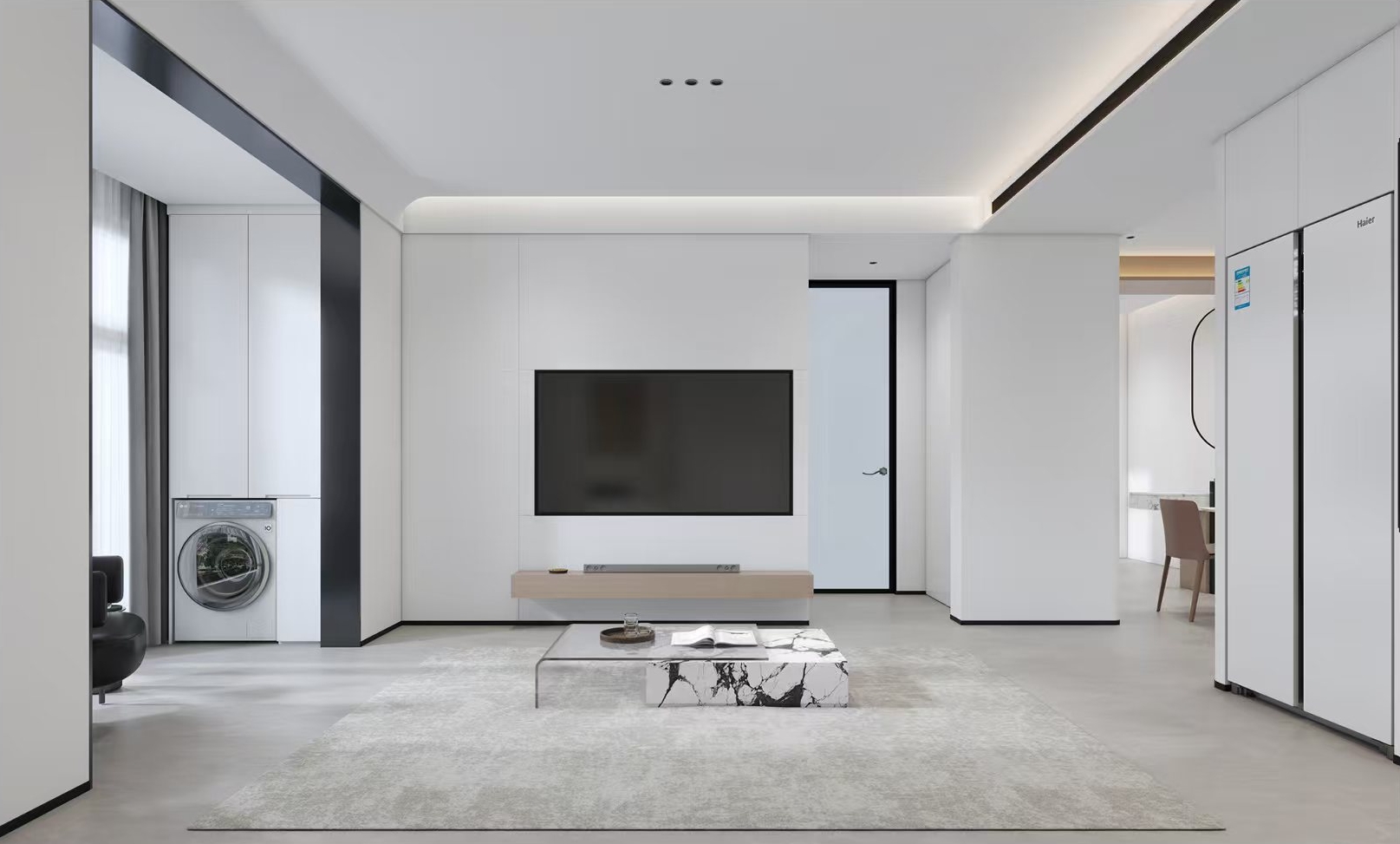 130平现代极简风格