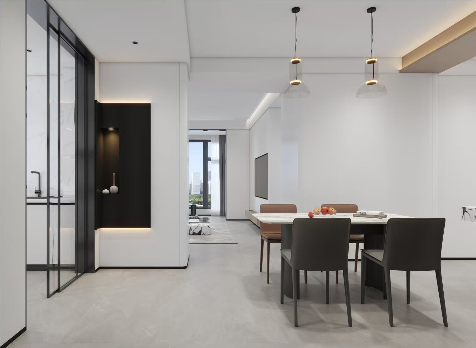 130平现代极简风格