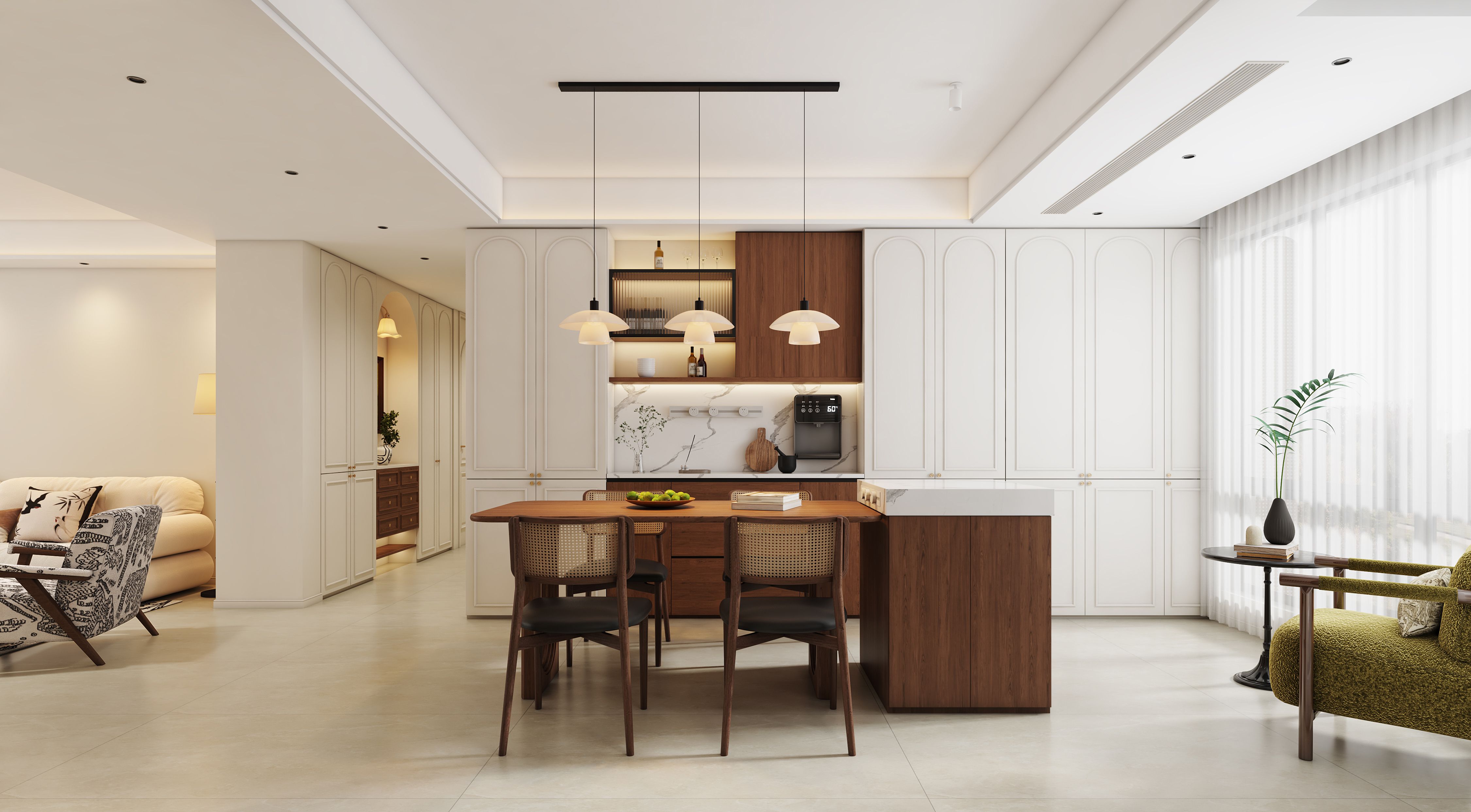 140平中建法式中古风