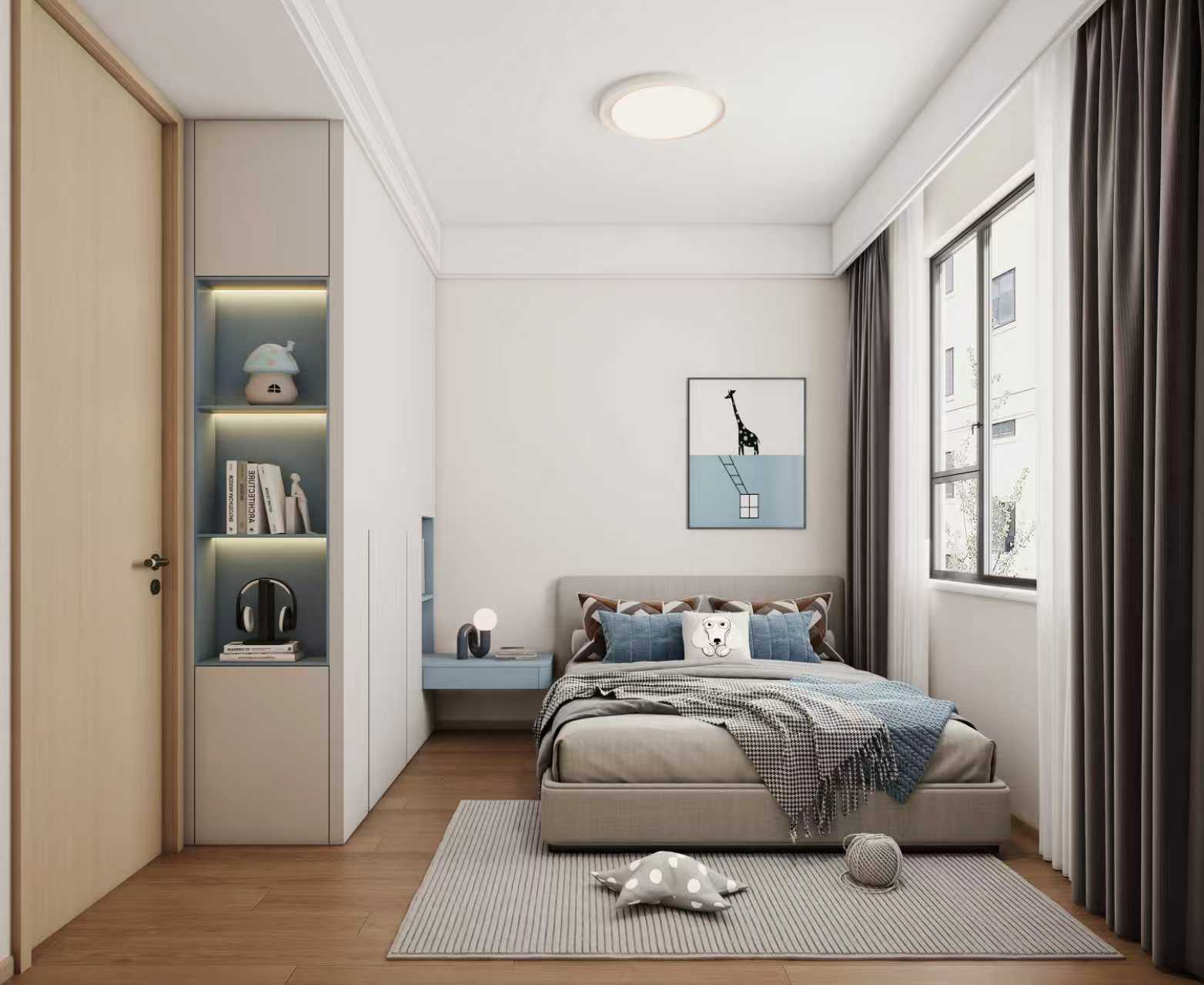 河南郑州海马公园现代原木风