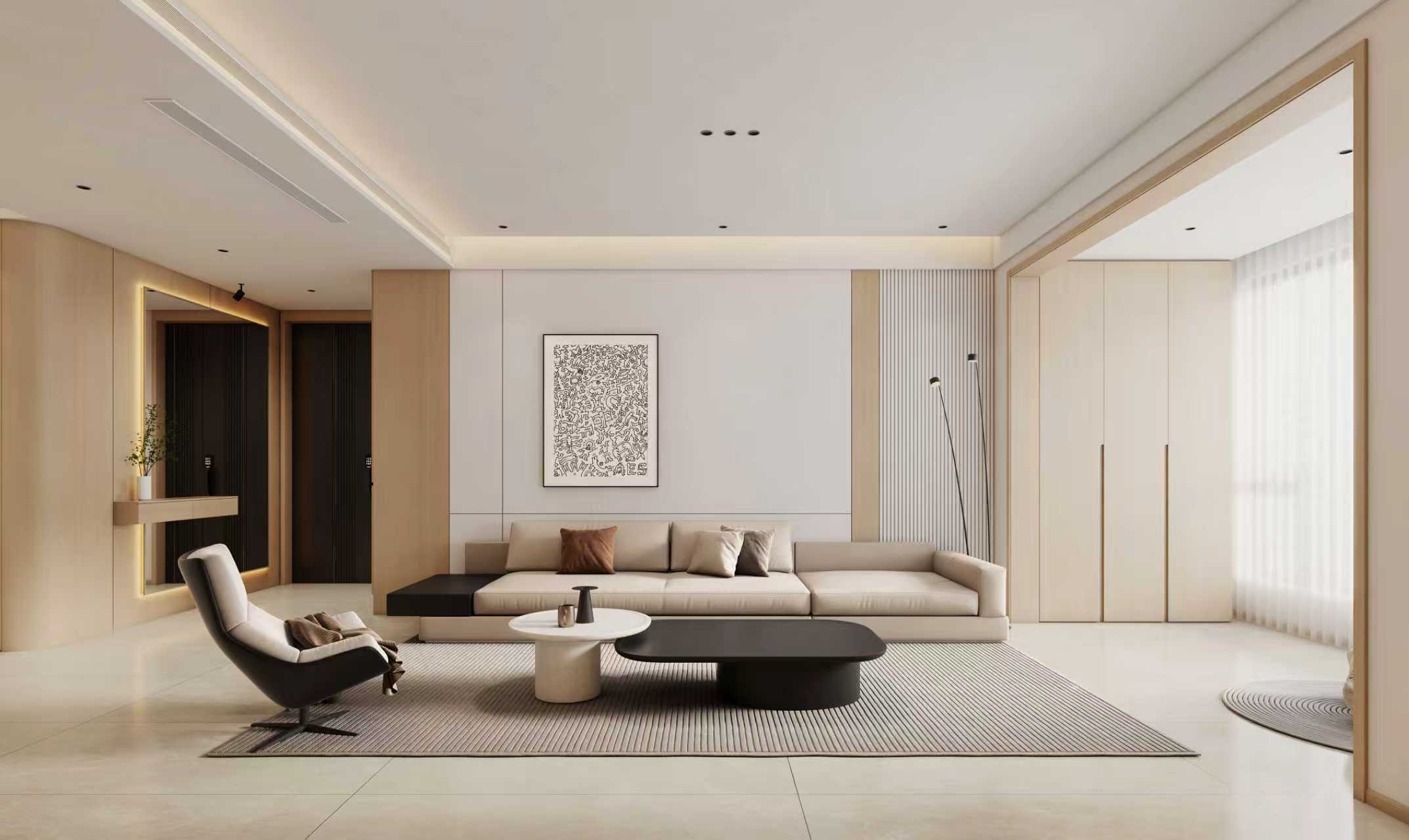 河南郑州海马公园现代原木风-案例2