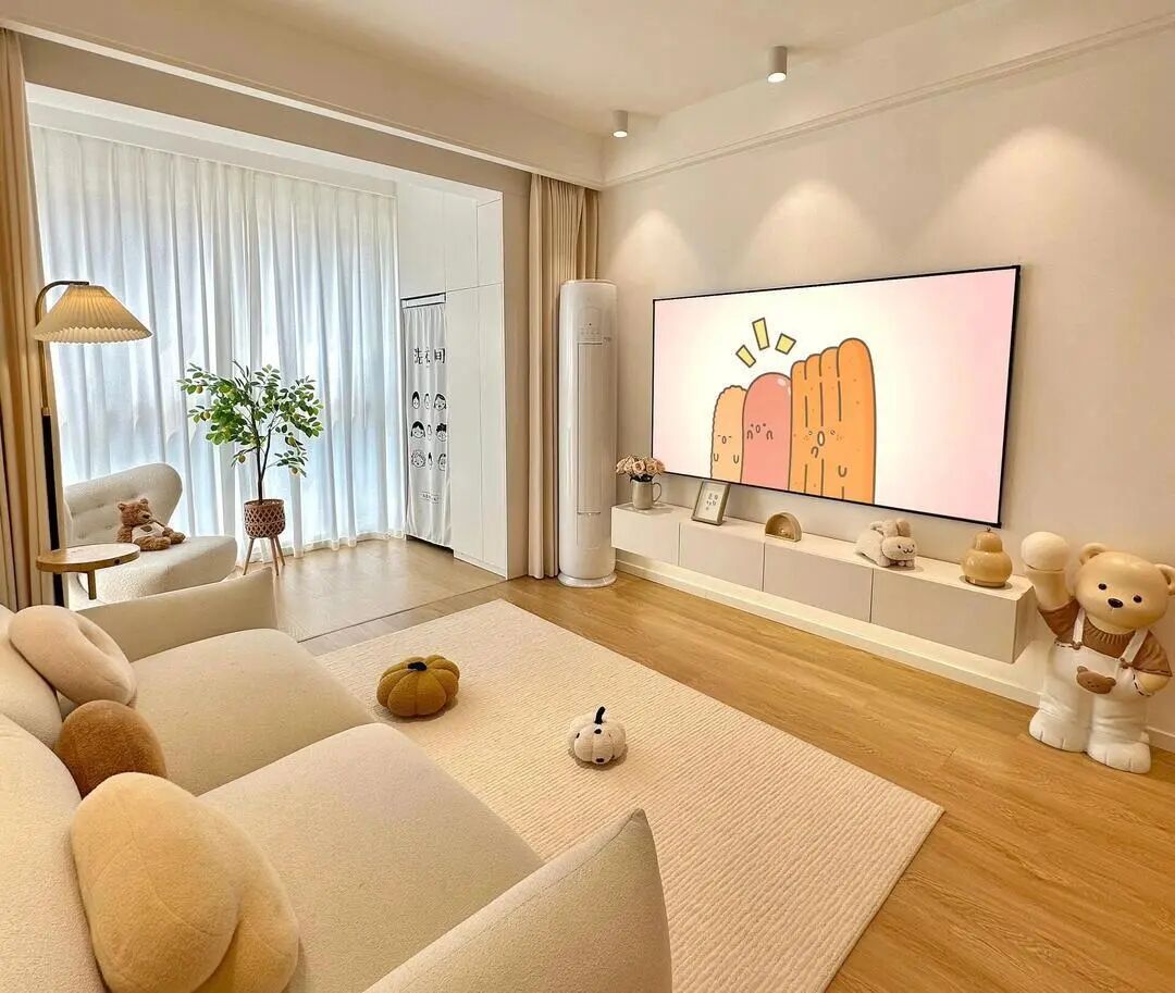 奶油原木家：用奶白裹住木纹，让生活浸满甜暖松弛