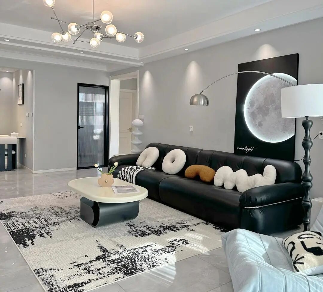 现代简约风装修案例：让家回归舒适本真！