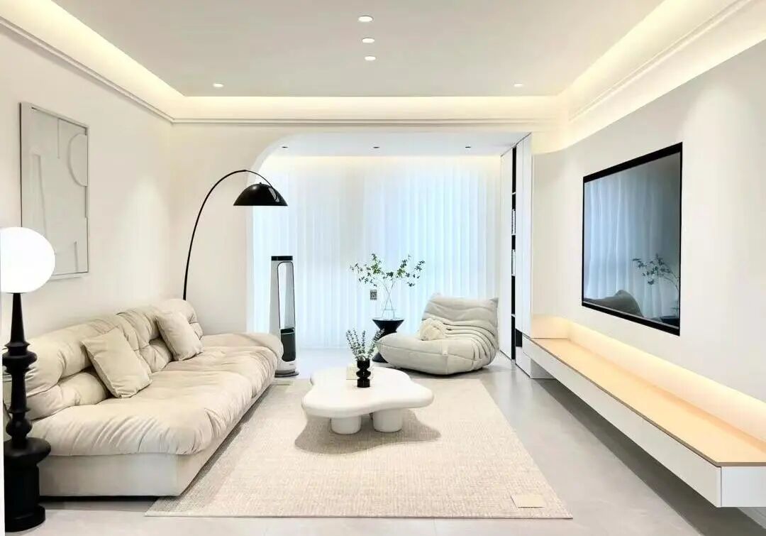 《现代极简奶油风｜把温柔揉进每一寸极简时光》