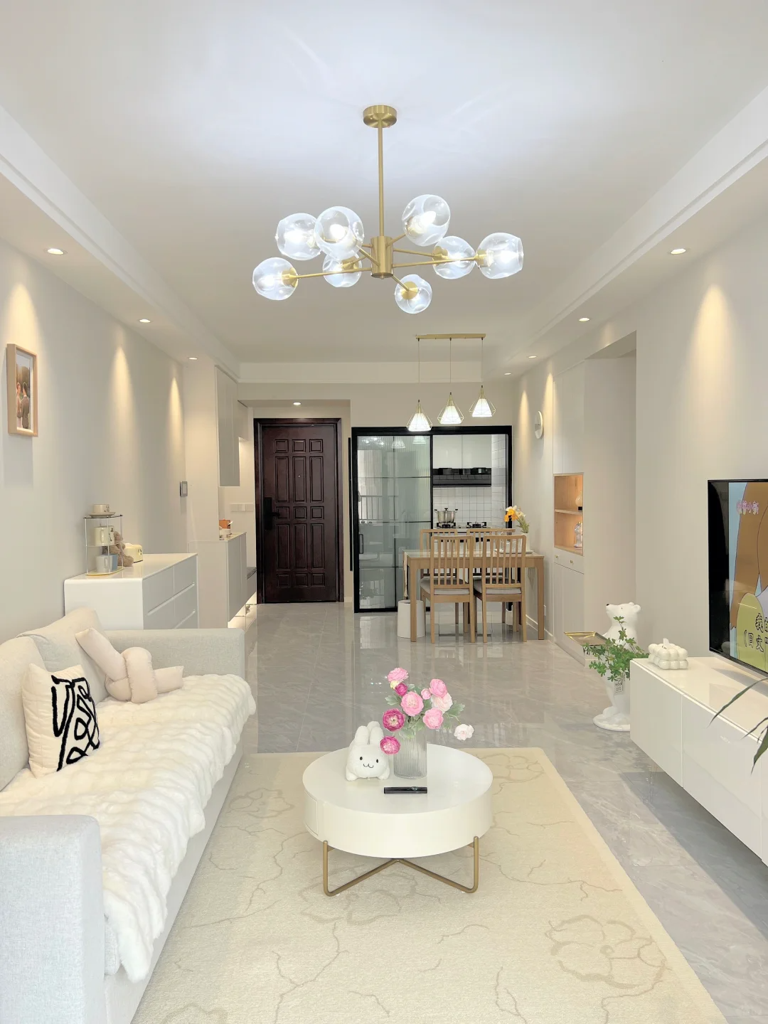 75 ㎡小家被问N遍的乳胶漆 多乐士浅滩银珠